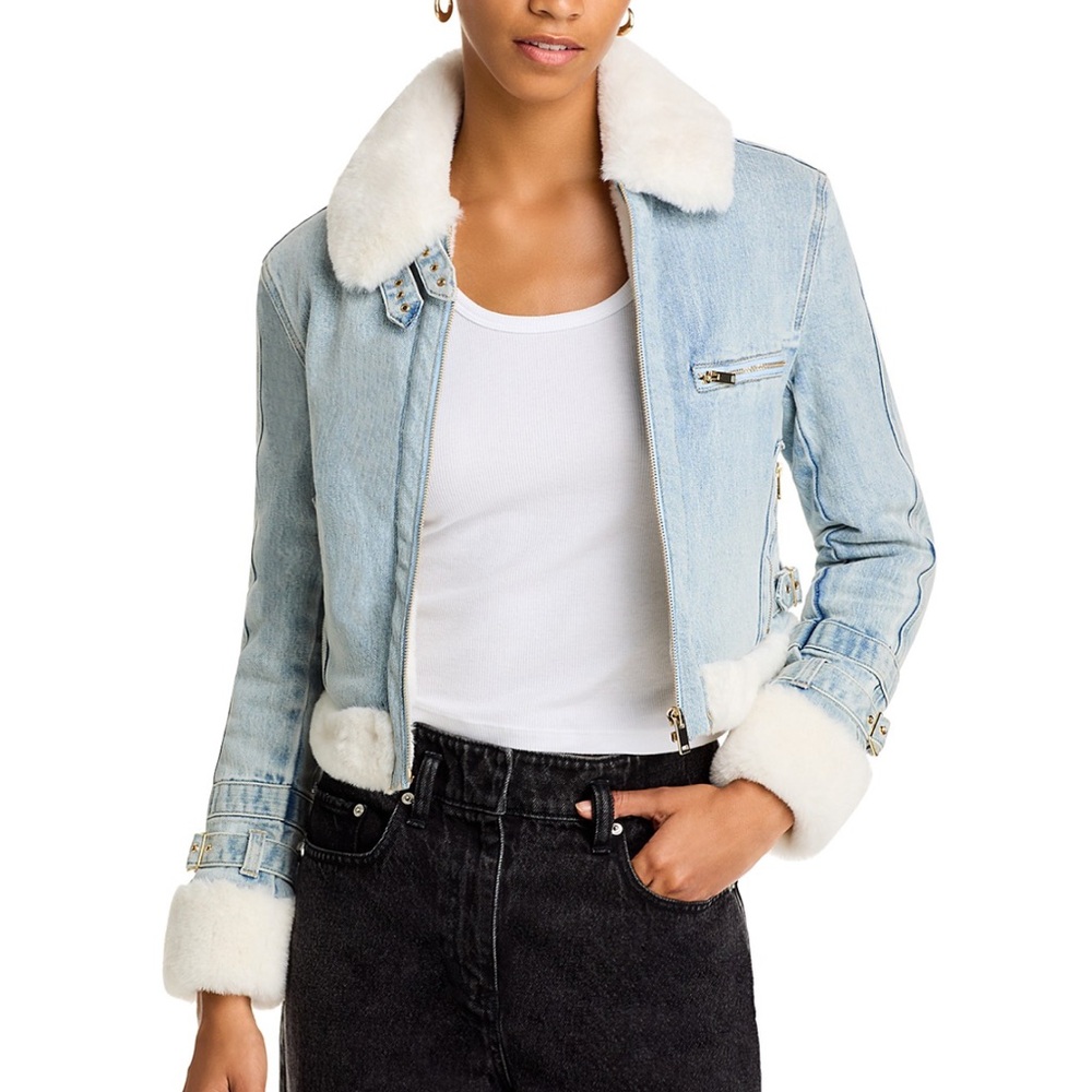 Generation Love Light Blue Jean Jacket with White Details
